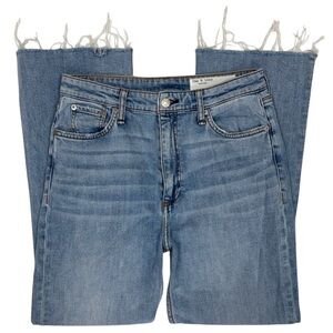 Rag & Bone Casey High Rise Flare Jeans Womens 28 Lucy Light Wash Blue Denim Y2K